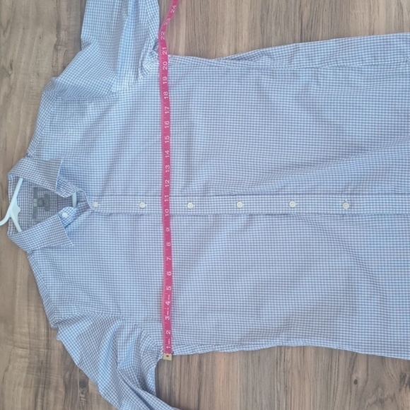 Uniqlo plaid cotton button down shirt slim fit size M - Picture 6 of 8